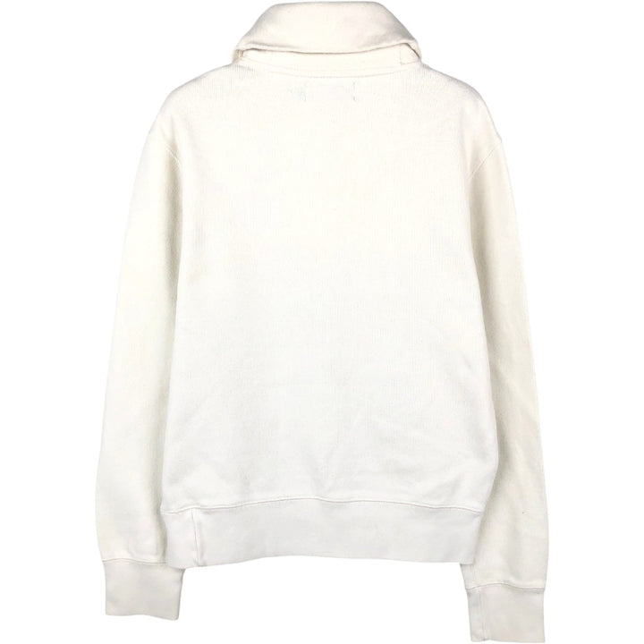 Ralph Lauren POLO by Ralph Lauren Shawl Collar Sweatshirt (Men's Size S) cotton white type Vintage Second Hand