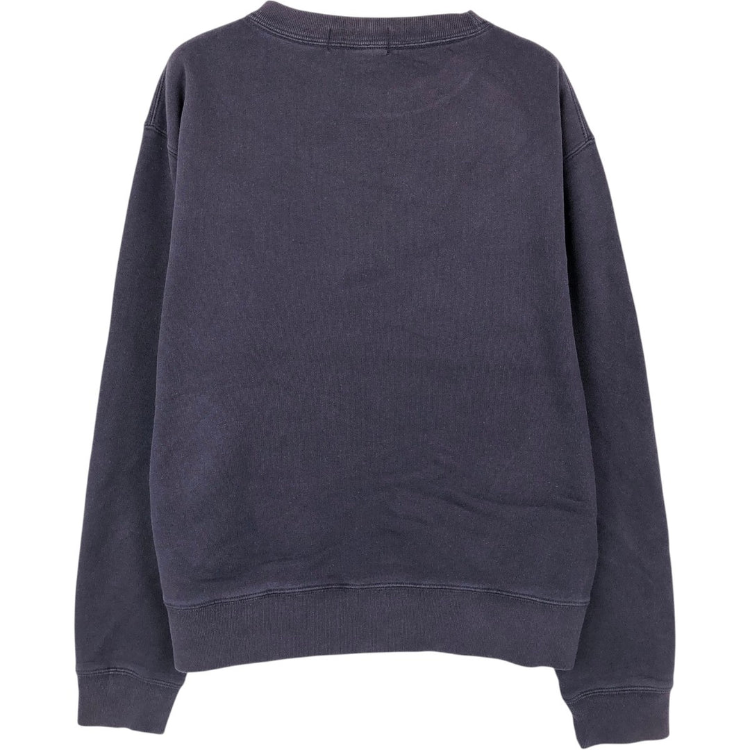 Ralph Lauren plain blank sweatshirt, made in the Northern Mariana Islands, men's size S (approx.). cotton navy blue type Vintage Second Hand