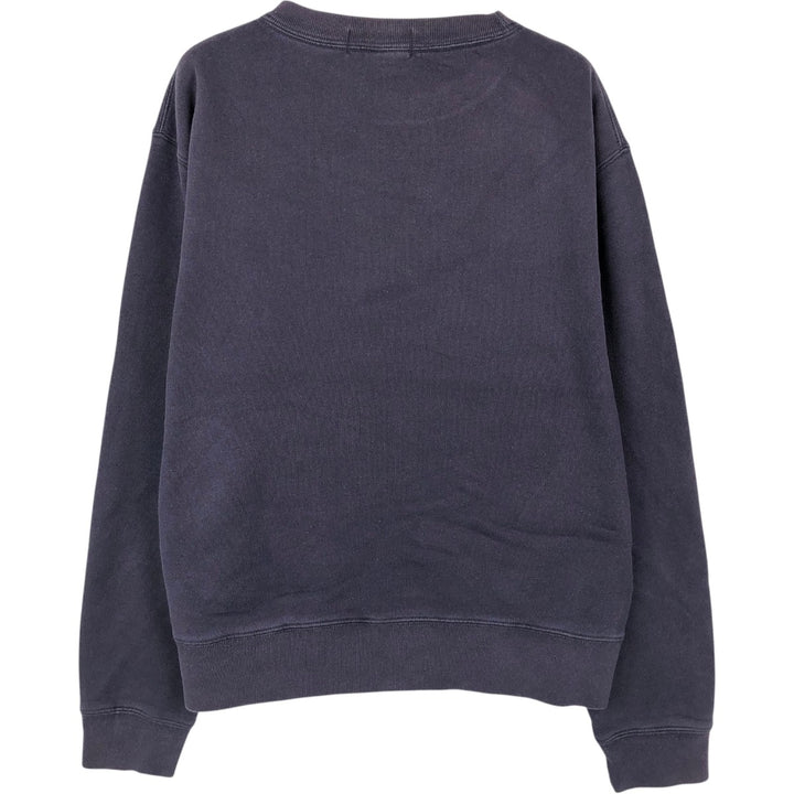 Ralph Lauren plain blank sweatshirt, made in the Northern Mariana Islands, men's size S (approx.). cotton navy blue type Vintage Second Hand