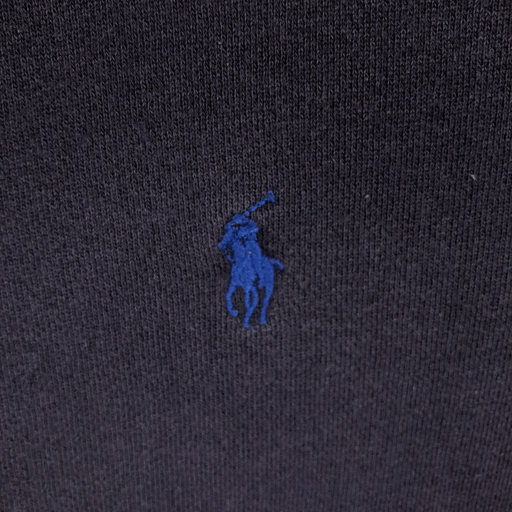 Ralph Lauren plain blank sweatshirt, made in the Northern Mariana Islands, men's size S (approx.). cotton navy blue type Vintage Second Hand