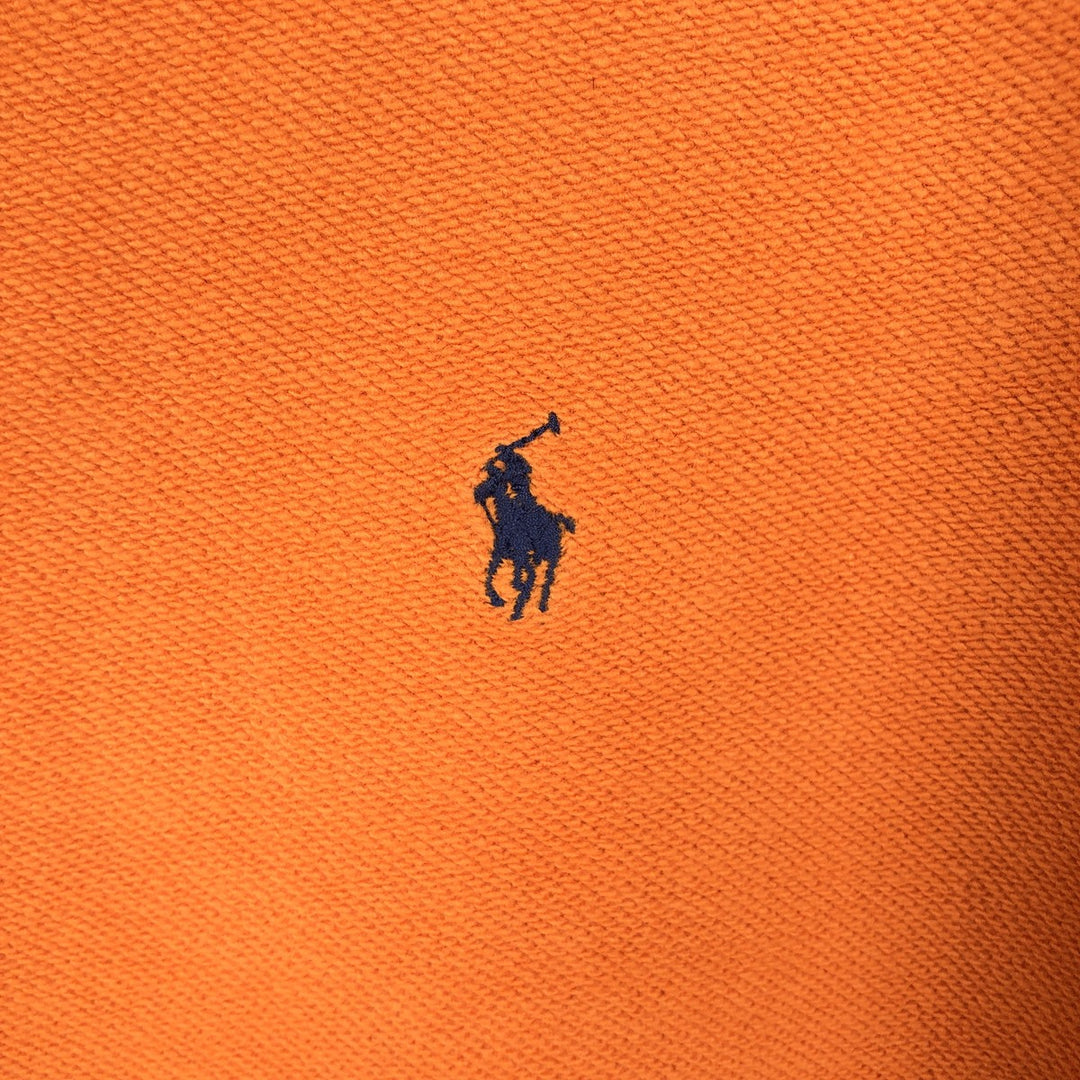 Ralph Lauren short-sleeved sweatshirt, men's size M (approx.) cotton orange type Vintage Second Hand
