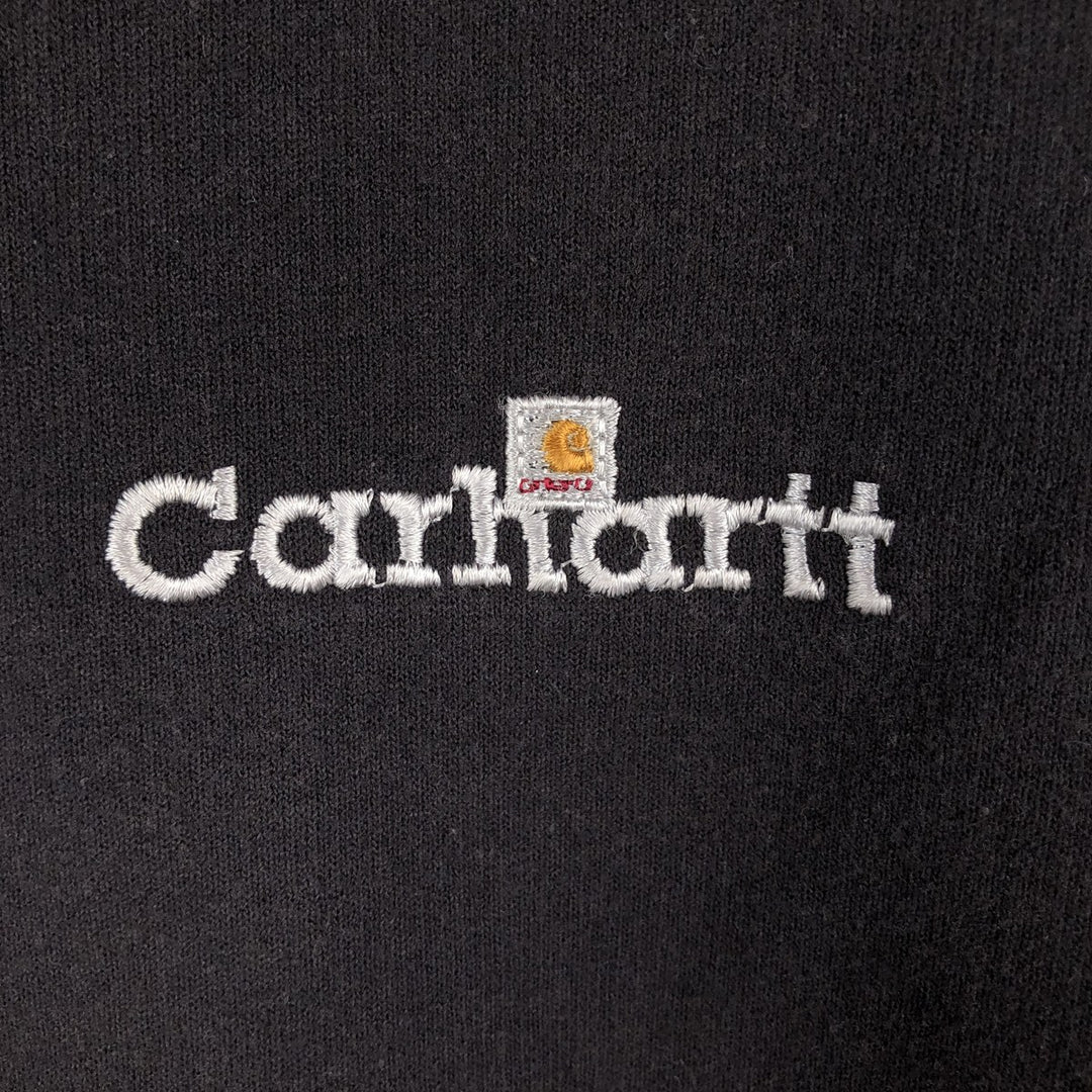 Carhartt Cut-off Sweatshirt with One-Point Logo (Men's XXL equivalent) unclear black type Vintage Second Hand