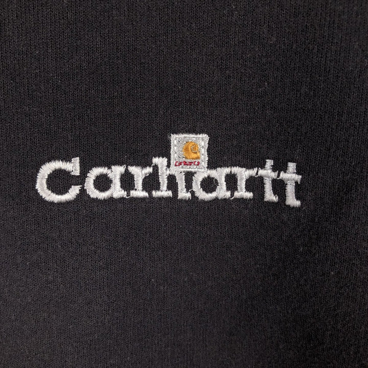 Carhartt Cut-off Sweatshirt with One-Point Logo (Men's XXL equivalent) unclear black type Vintage Second Hand