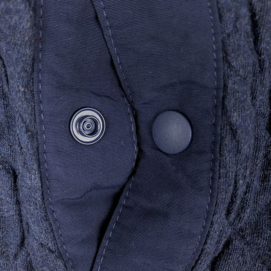 Patagonia Organic Cotton Quilted Snap-T 25371SP20 Half-Snap Sweatshirt (Men's XL equivalent) cotton navy blue type Vintage Second Hand