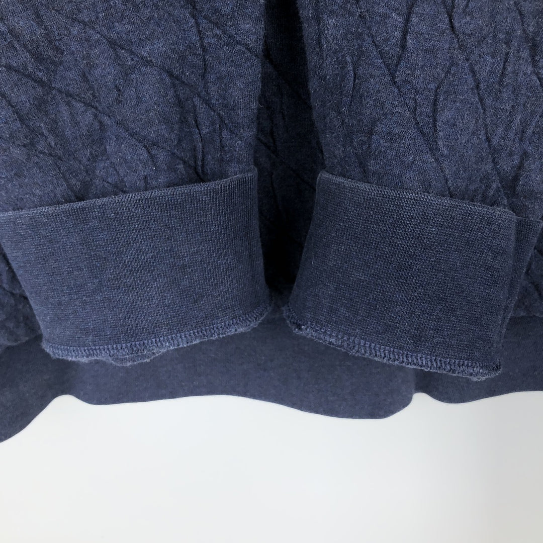 Patagonia Organic Cotton Quilted Snap-T 25371SP20 Half-Snap Sweatshirt (Men's XL equivalent) cotton navy blue type Vintage Second Hand