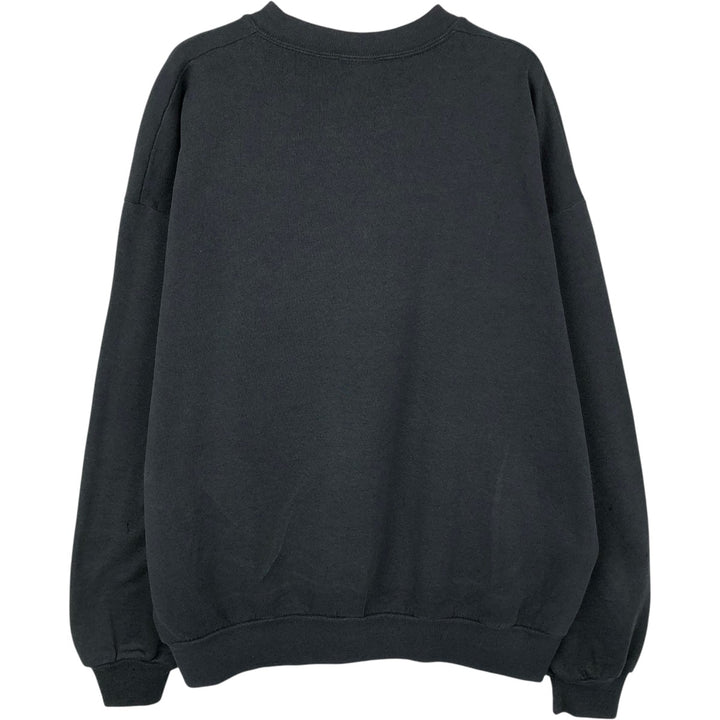 90'S Jerzees Printed Sweatshirt, Made in USA, Men's XL, Vintage cotton black type Vintage Second Hand