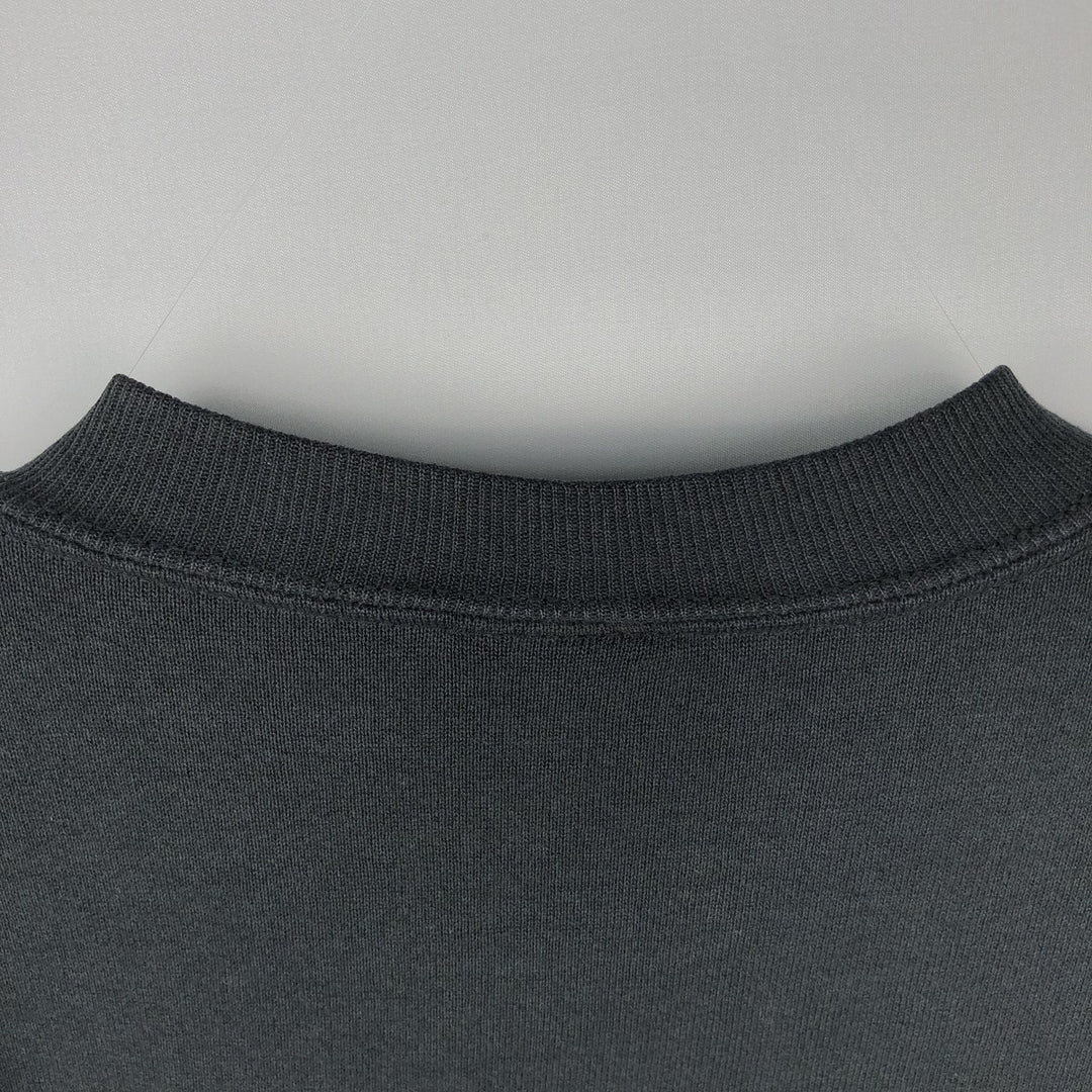 90'S Jerzees Printed Sweatshirt, Made in USA, Men's XL, Vintage cotton black type Vintage Second Hand