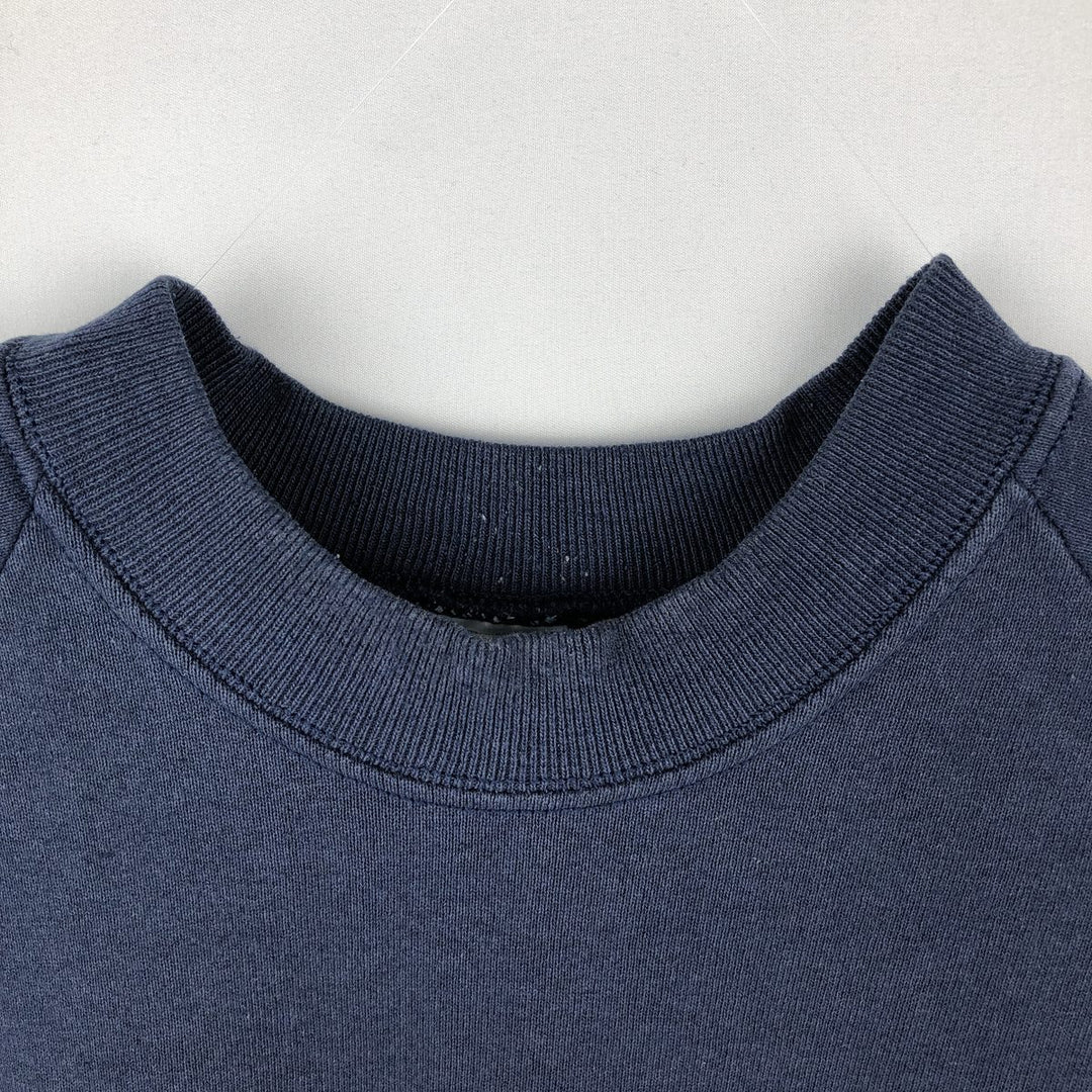 90'S Fruit of the Loom One-Point Logo Sweatshirt, Men's XL (approx.), Vintage cotton navy blue type Vintage Second Hand