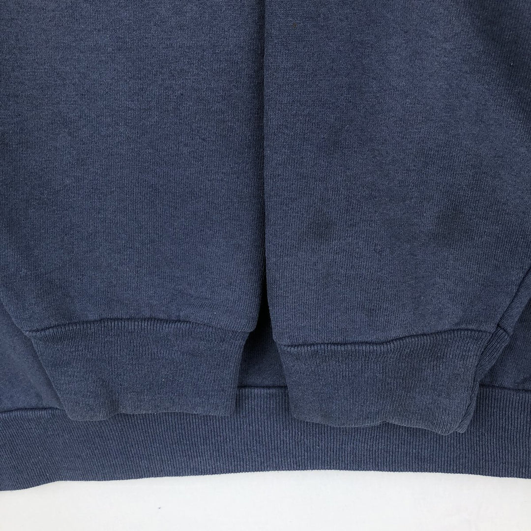 90'S Fruit of the Loom One-Point Logo Sweatshirt, Men's XL (approx.), Vintage cotton navy blue type Vintage Second Hand