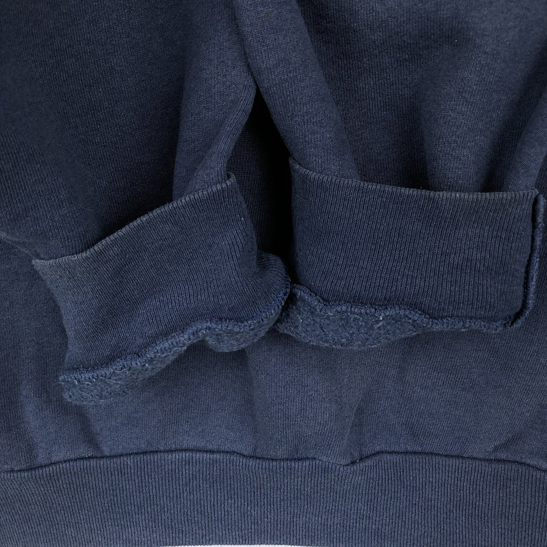 90'S Fruit of the Loom One-Point Logo Sweatshirt, Men's XL (approx.), Vintage cotton navy blue type Vintage Second Hand
