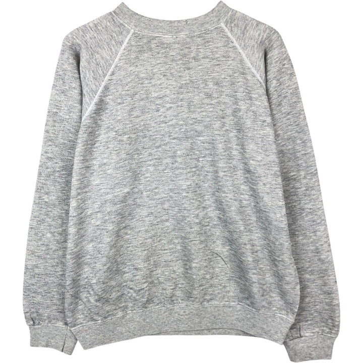 Vintage 80'S Hanes printed sweatshirt, made in USA, size L for men cotton gray type Vintage Second Hand