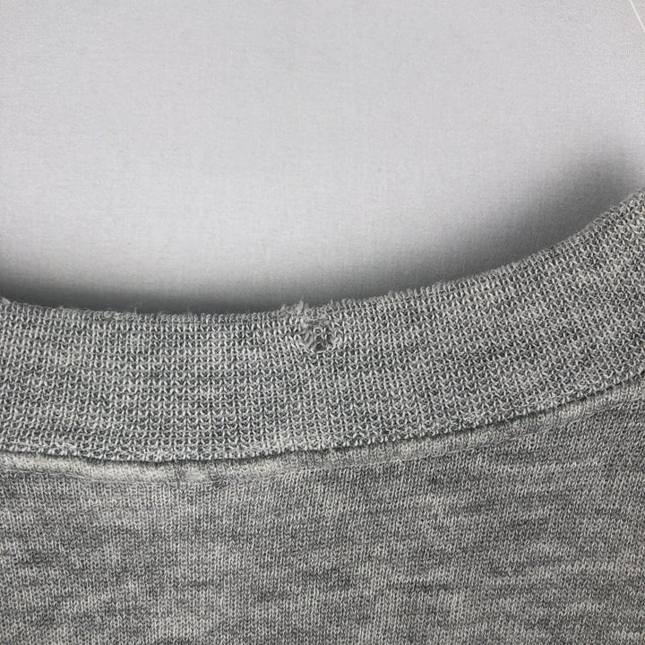 Vintage 80'S Hanes printed sweatshirt, made in USA, size L for men cotton gray type Vintage Second Hand