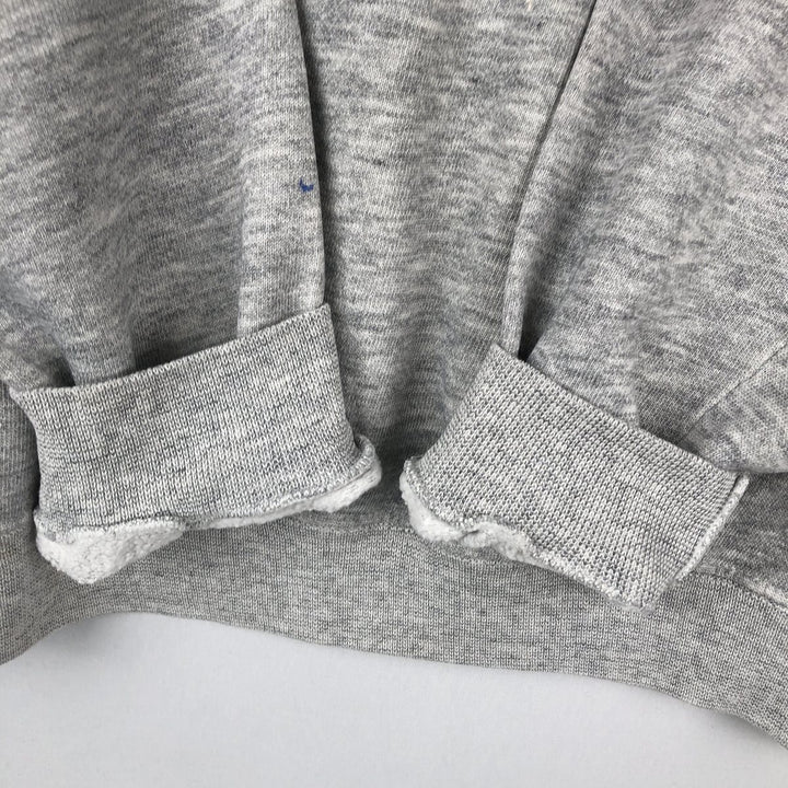 Vintage 80'S Hanes printed sweatshirt, made in USA, size L for men cotton gray type Vintage Second Hand