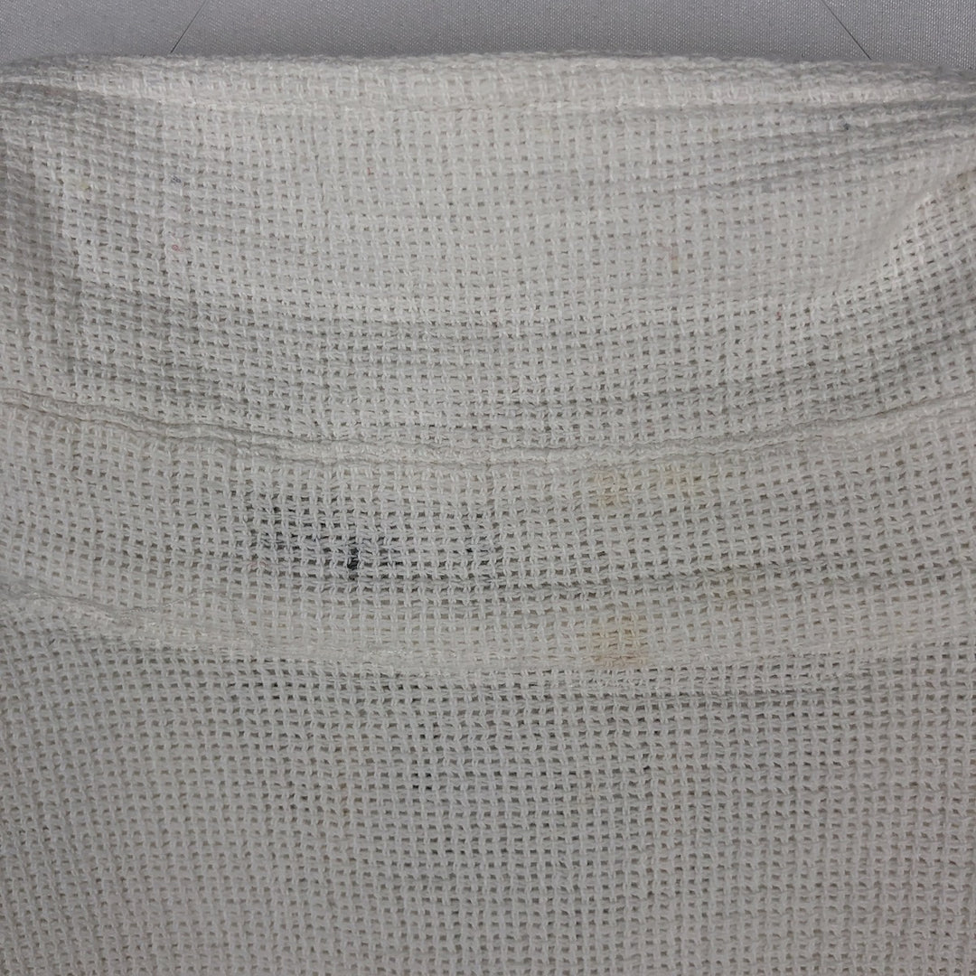 Vintage LLBean short-sleeved cotton box shirt from the 1990s, equivalent to men's size XL. cotton white type Vintage Second Hand