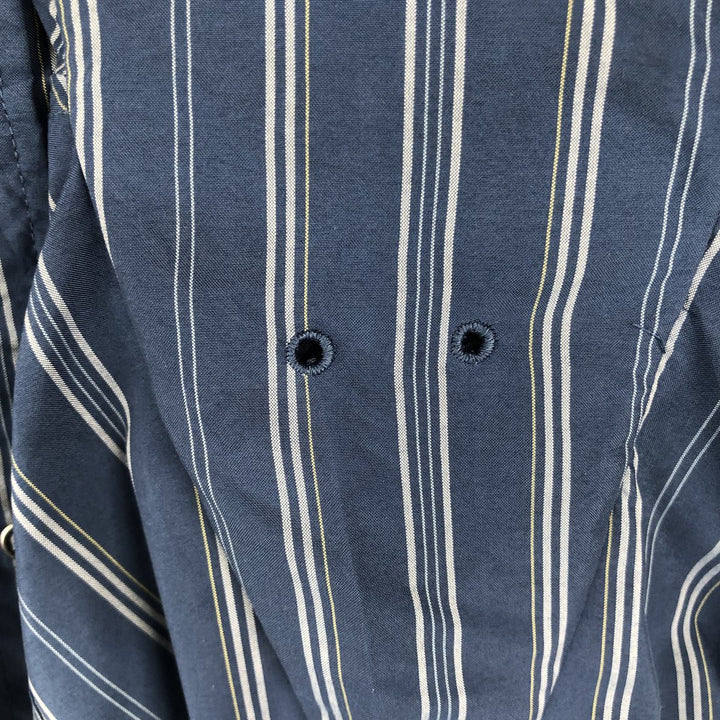 Patagonia 54025SP20 Bandito Shirt, Short Sleeve, Striped Shirt, Men's Size M (approx.) polyester blue type Vintage Second Hand