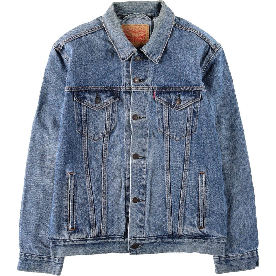 Levi's 72334 denim jacket, denim jacket, men's size L cotton blue type Vintage Second Hand