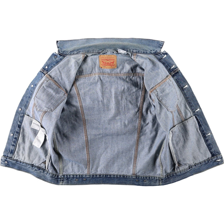 Levi's 72334 denim jacket, denim jacket, men's size L cotton blue type Vintage Second Hand