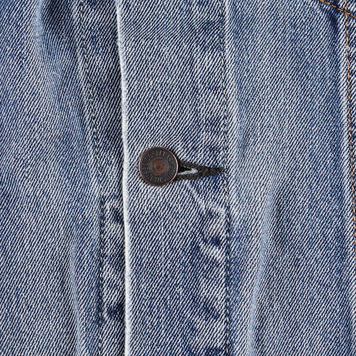 Levi's 72334 denim jacket, denim jacket, men's size L cotton blue type Vintage Second Hand