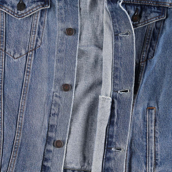 Levi's 72334 denim jacket, denim jacket, men's size L cotton blue type Vintage Second Hand