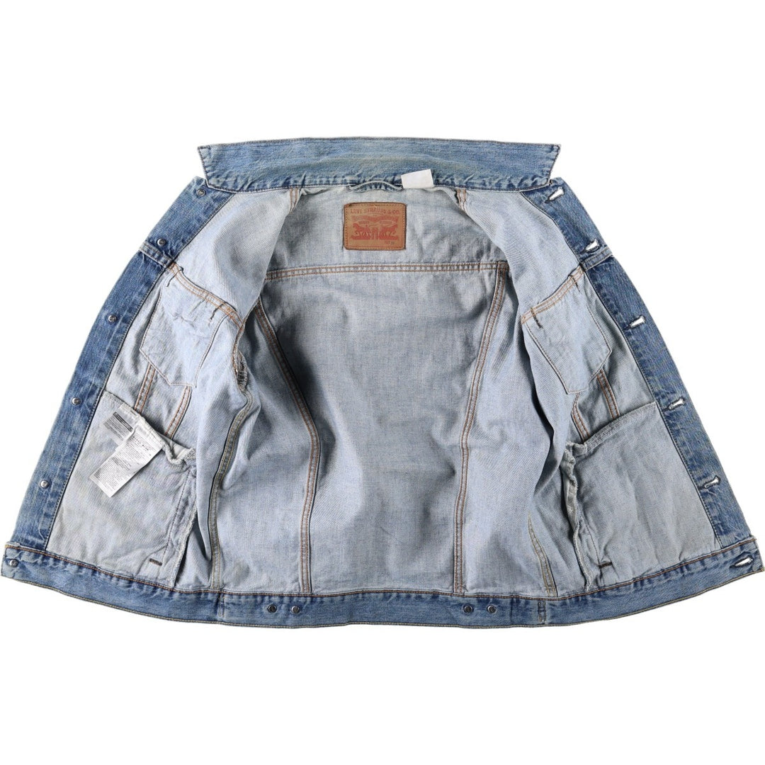 Levi's denim jacket, denim jacket, men's size M cotton blue type Vintage Second Hand