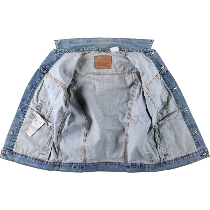 Levi's denim jacket, denim jacket, men's size M cotton blue type Vintage Second Hand