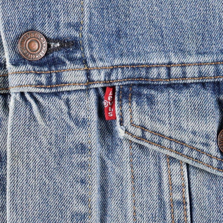 Levi's denim jacket, denim jacket, men's size M cotton blue type Vintage Second Hand