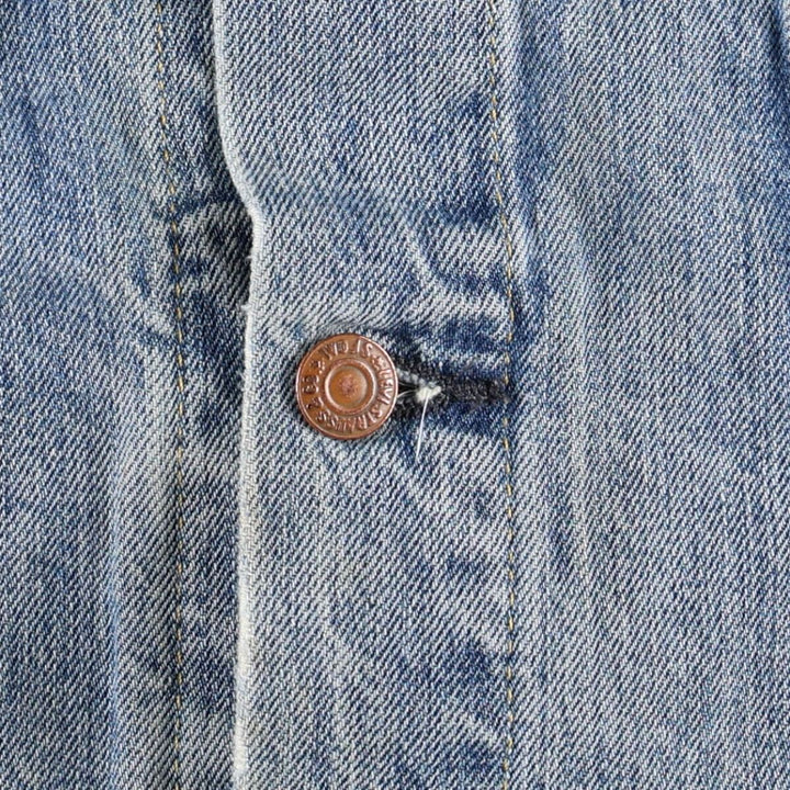 Levi's denim jacket, denim jacket, men's size M cotton blue type Vintage Second Hand
