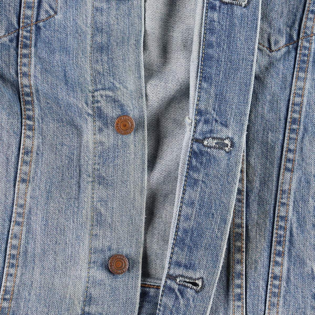 Levi's denim jacket, denim jacket, men's size M cotton blue type Vintage Second Hand