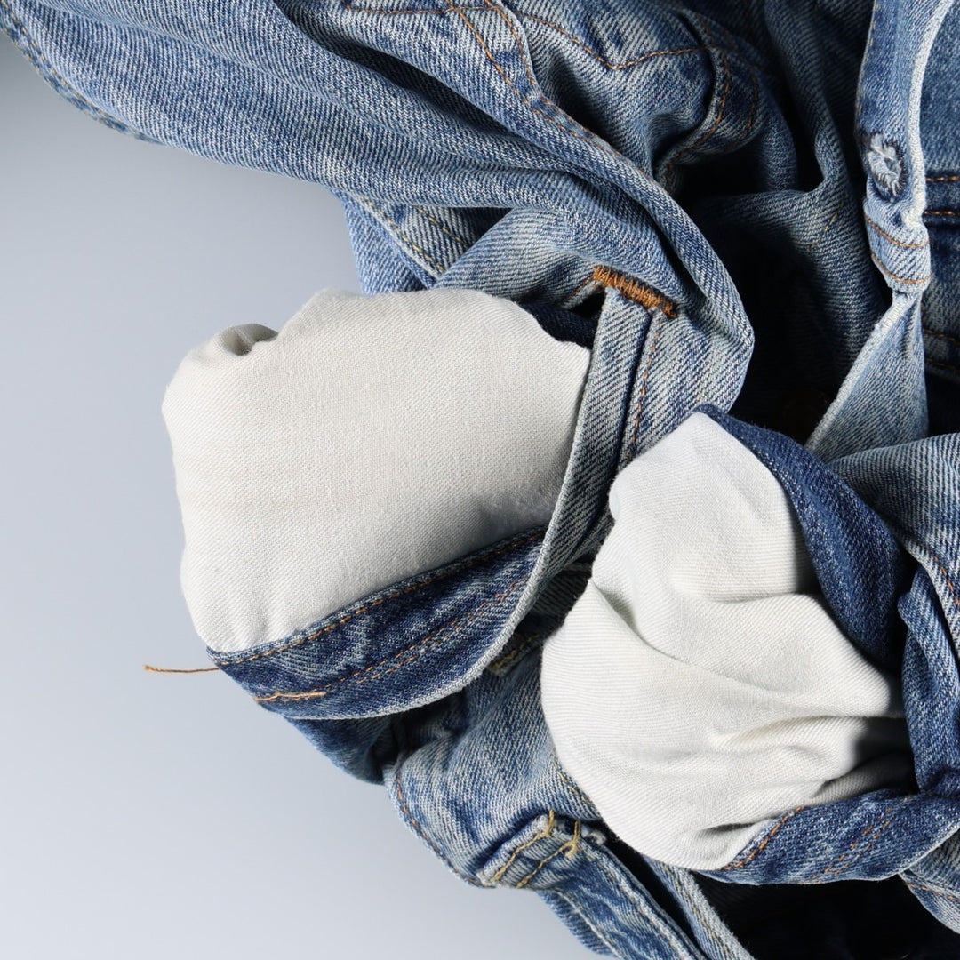 Levi's denim jacket, denim jacket, men's size M cotton blue type Vintage Second Hand