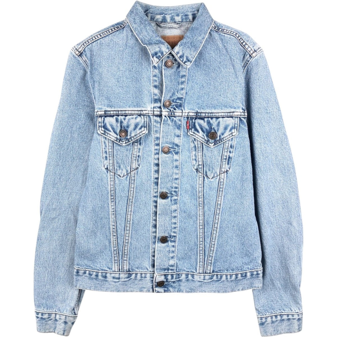 1990'S Levi's 70500-0283 Euro Model Denim Jacket (Men's Size M equivalent) Vintage cotton blue type Vintage Second Hand