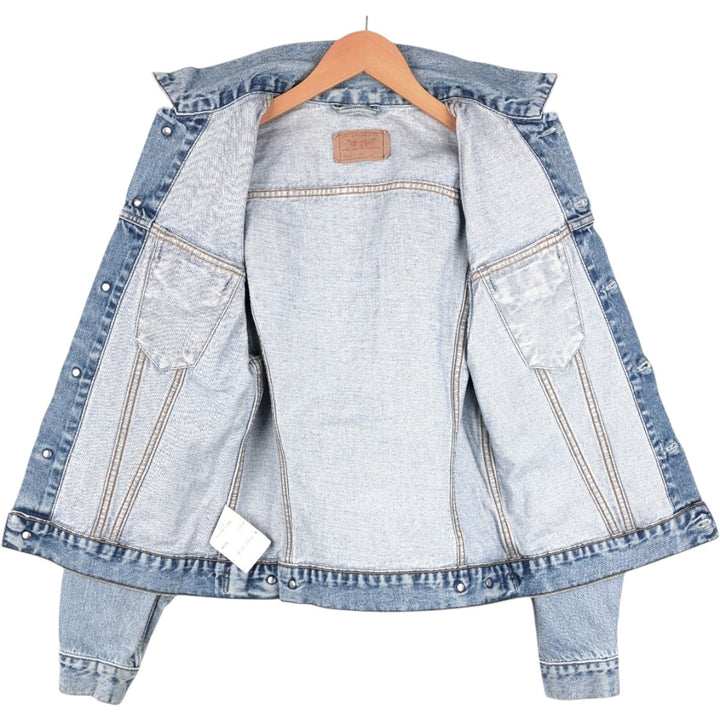 1990'S Levi's 70500-0283 Euro Model Denim Jacket (Men's Size M equivalent) Vintage cotton blue type Vintage Second Hand