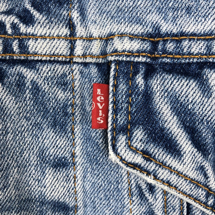1990'S Levi's 70500-0283 Euro Model Denim Jacket (Men's Size M equivalent) Vintage cotton blue type Vintage Second Hand