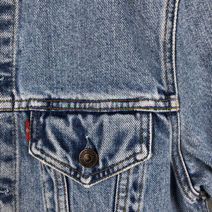 1990'S Levi's 70500-0283 Euro Model Denim Jacket (Men's Size M equivalent) Vintage cotton blue type Vintage Second Hand