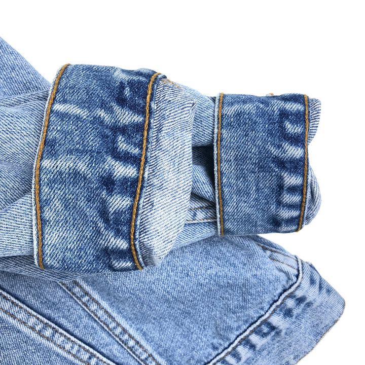 1990'S Levi's 70500-0283 Euro Model Denim Jacket (Men's Size M equivalent) Vintage cotton blue type Vintage Second Hand