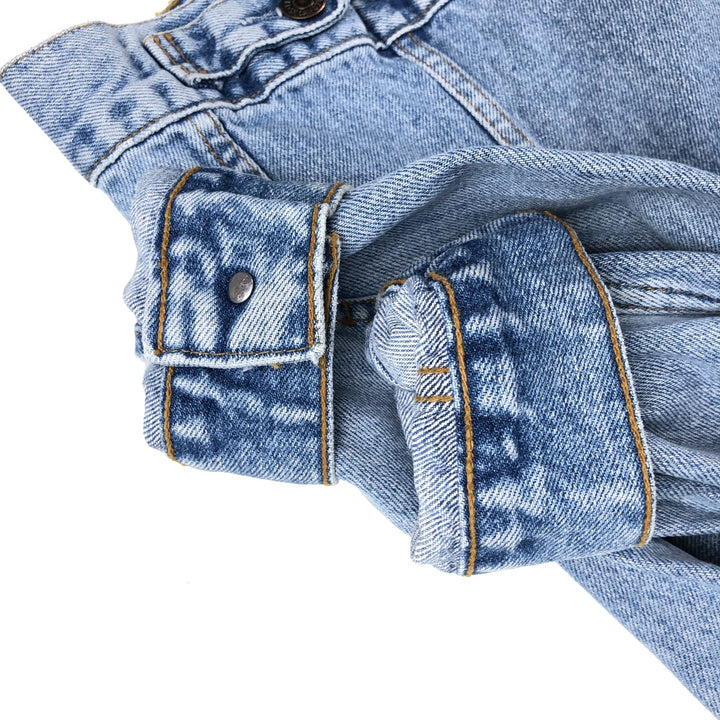 1990'S Levi's 70500-0283 Euro Model Denim Jacket (Men's Size M equivalent) Vintage cotton blue type Vintage Second Hand