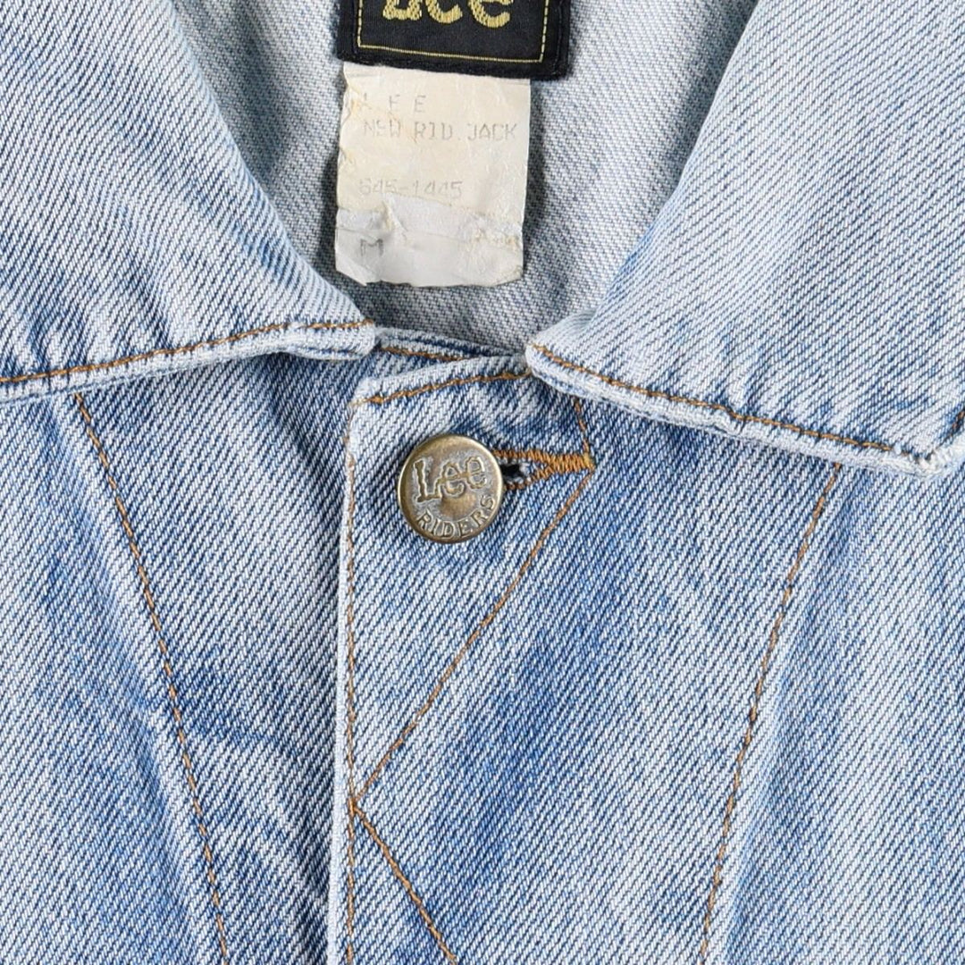 ~90'S Lee Denim Jacket (Men's Size M, equivalent) Vintage cotton blue type Vintage Second Hand