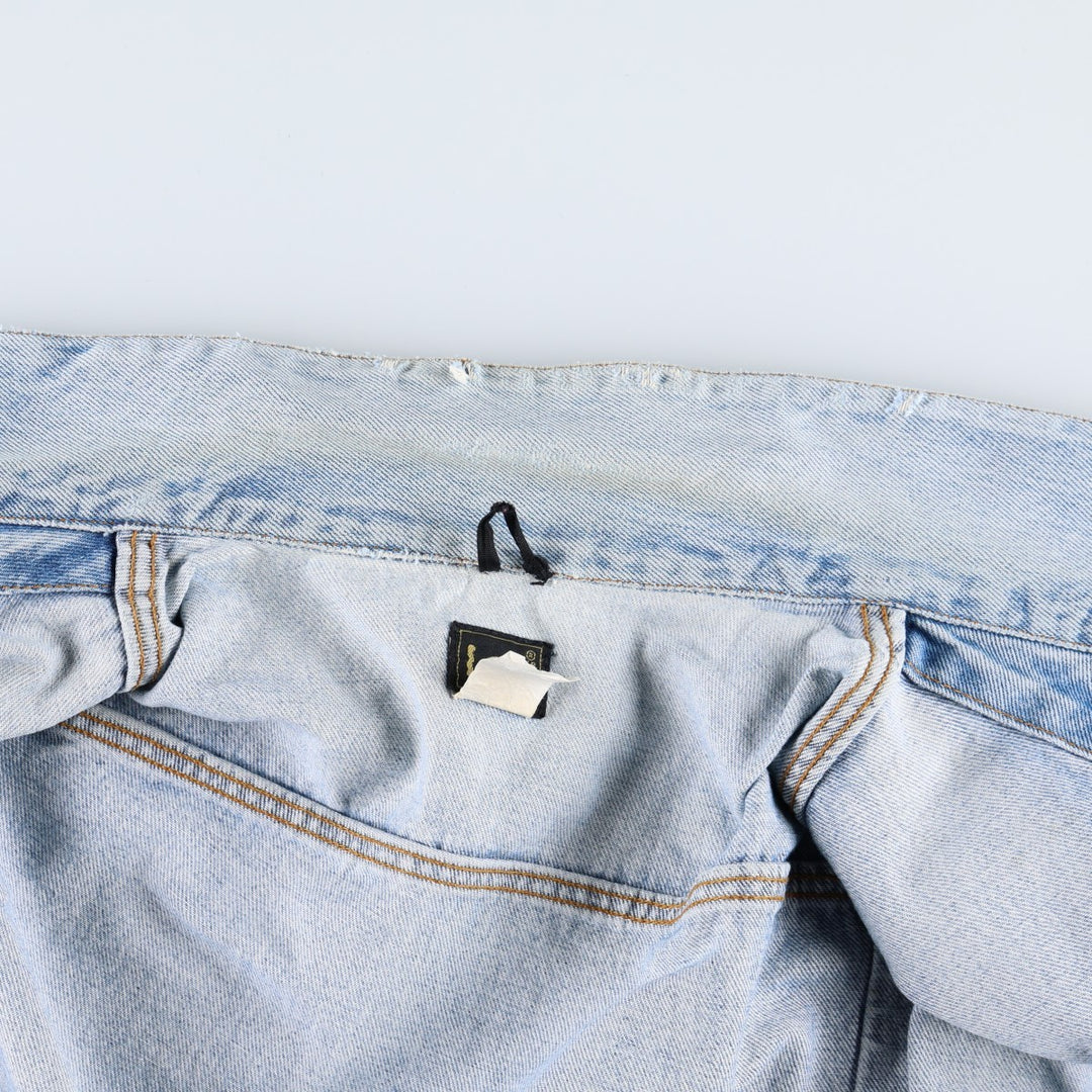 ~90'S Lee Denim Jacket (Men's Size M, equivalent) Vintage cotton blue type Vintage Second Hand