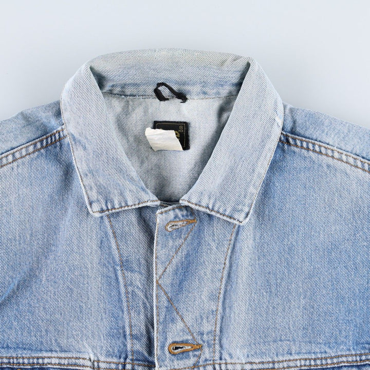 ~90'S Lee Denim Jacket (Men's Size M, equivalent) Vintage cotton blue type Vintage Second Hand