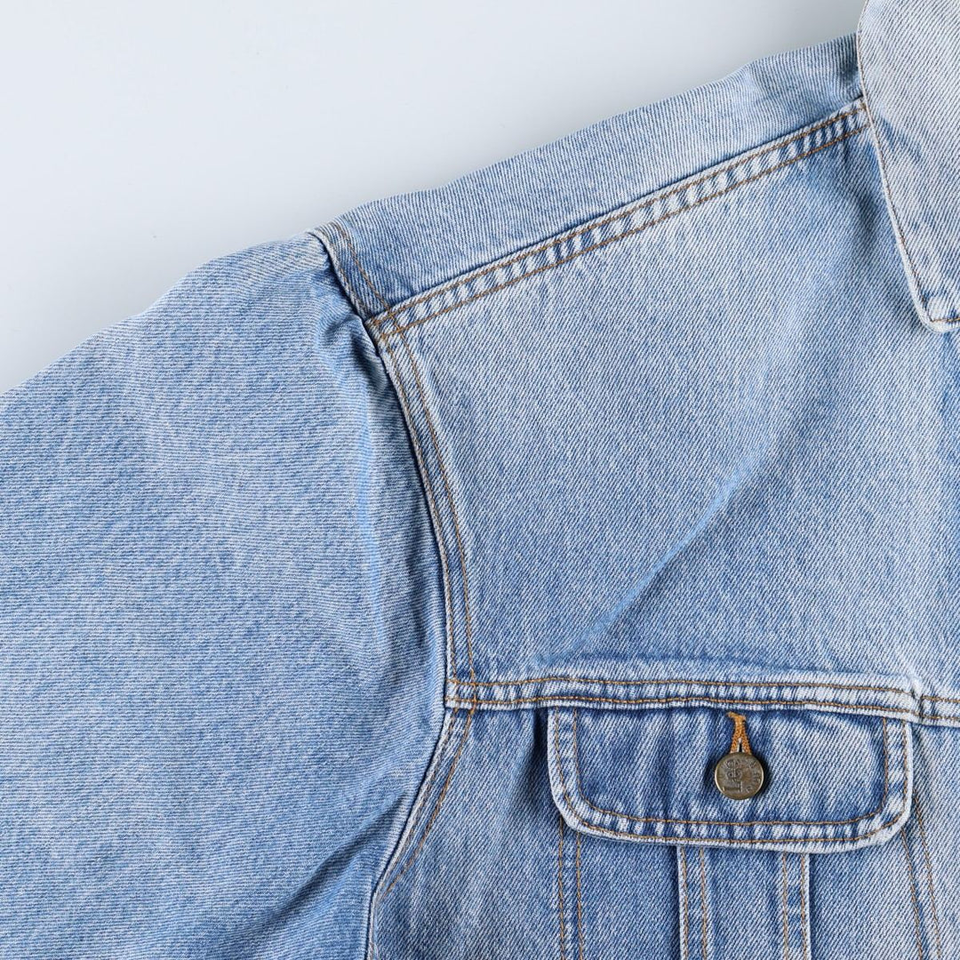 ~90'S Lee Denim Jacket (Men's Size M, equivalent) Vintage cotton blue type Vintage Second Hand