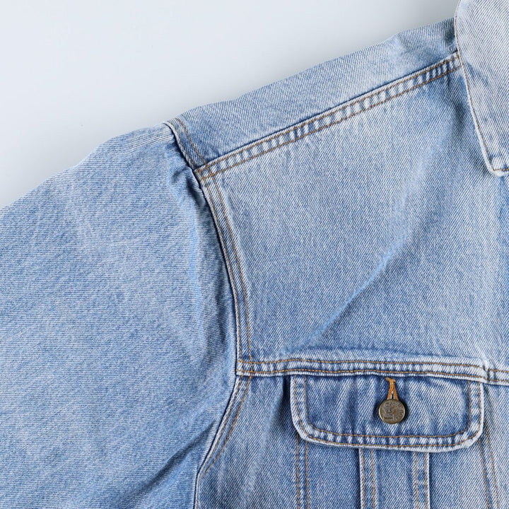 ~90'S Lee Denim Jacket (Men's Size M, equivalent) Vintage cotton blue type Vintage Second Hand