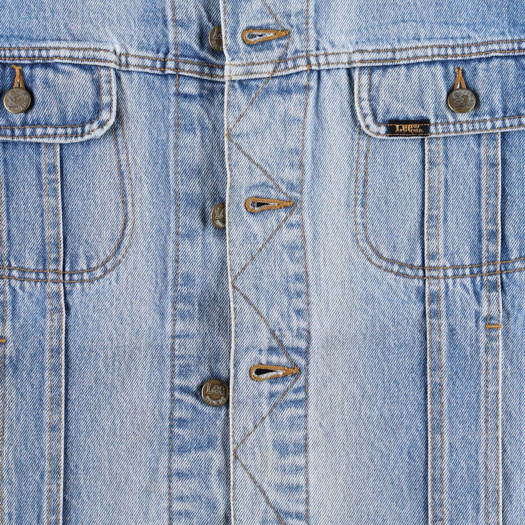 ~90'S Lee Denim Jacket (Men's Size M, equivalent) Vintage cotton blue type Vintage Second Hand