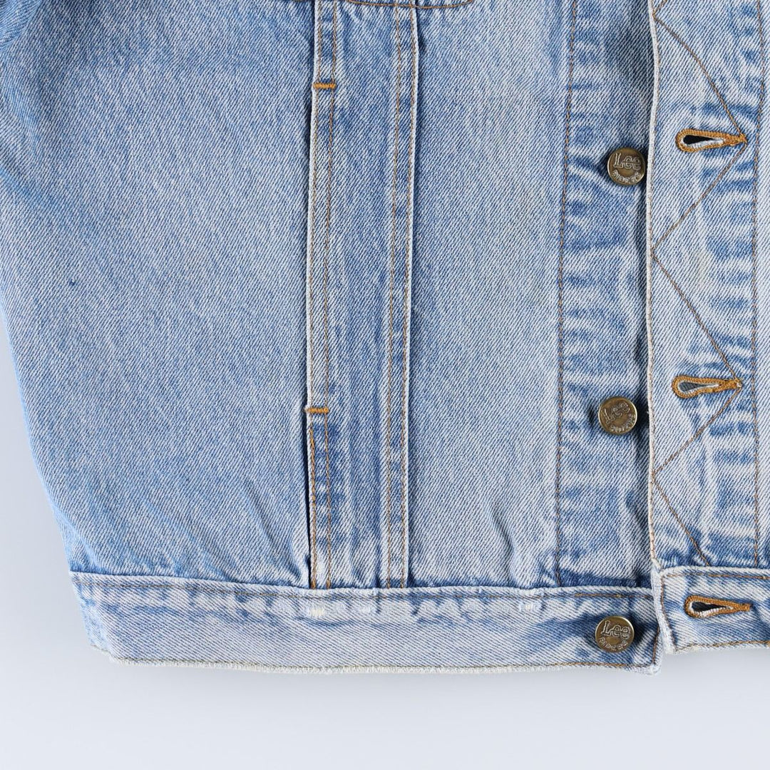~90'S Lee Denim Jacket (Men's Size M, equivalent) Vintage cotton blue type Vintage Second Hand