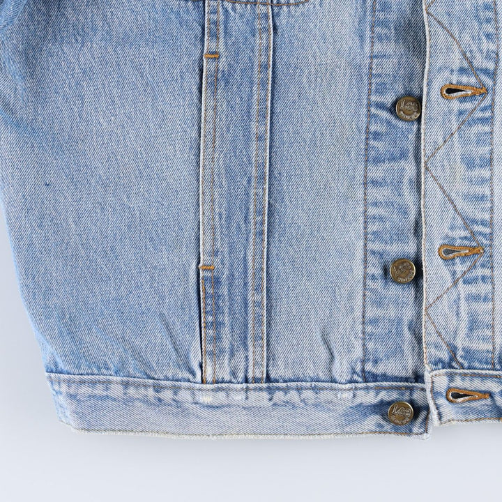 ~90'S Lee Denim Jacket (Men's Size M, equivalent) Vintage cotton blue type Vintage Second Hand