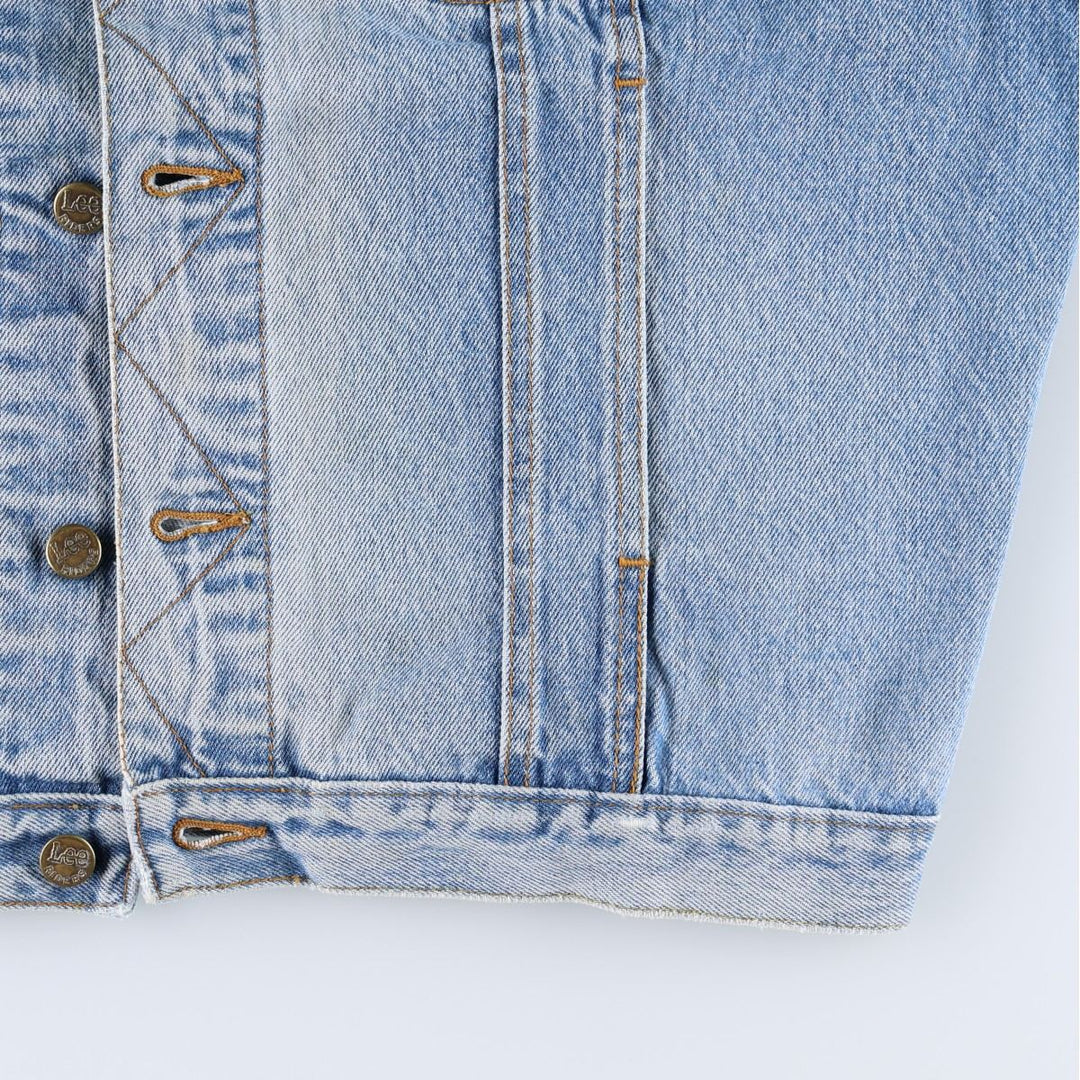 ~90'S Lee Denim Jacket (Men's Size M, equivalent) Vintage cotton blue type Vintage Second Hand