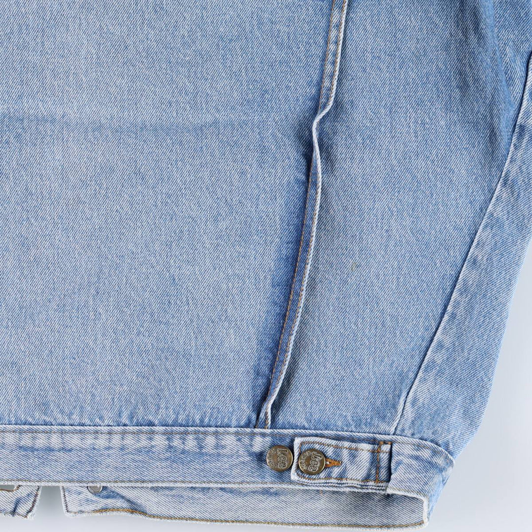 ~90'S Lee Denim Jacket (Men's Size M, equivalent) Vintage cotton blue type Vintage Second Hand