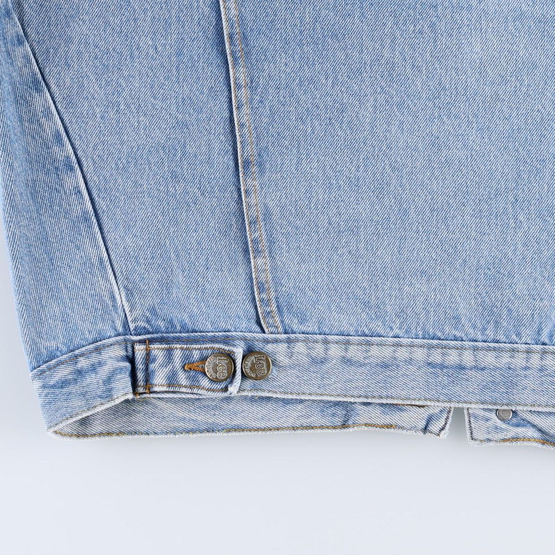 ~90'S Lee Denim Jacket (Men's Size M, equivalent) Vintage cotton blue type Vintage Second Hand
