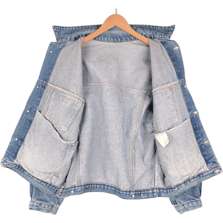 1990'S Levi's 70491-0482 Euro Model Denim Jacket (Men's Size S equivalent) Vintage cotton blue type Vintage Second Hand