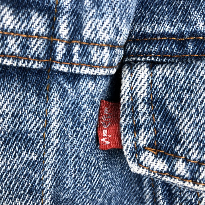 1990'S Levi's 70491-0482 Euro Model Denim Jacket (Men's Size S equivalent) Vintage cotton blue type Vintage Second Hand