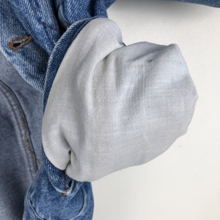 1990'S Levi's 70491-0482 Euro Model Denim Jacket (Men's Size S equivalent) Vintage cotton blue type Vintage Second Hand