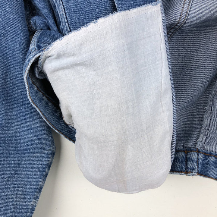 1990'S Levi's 70491-0482 Euro Model Denim Jacket (Men's Size S equivalent) Vintage cotton blue type Vintage Second Hand